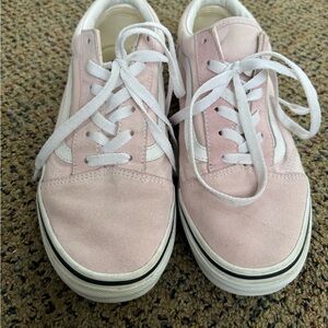 Pale Pink Vans Sneakers